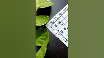 Basic Mandala Pattern || Easy for beginners || Basic Shapes✨❤ #shorts #mandala #pattern #ytshort