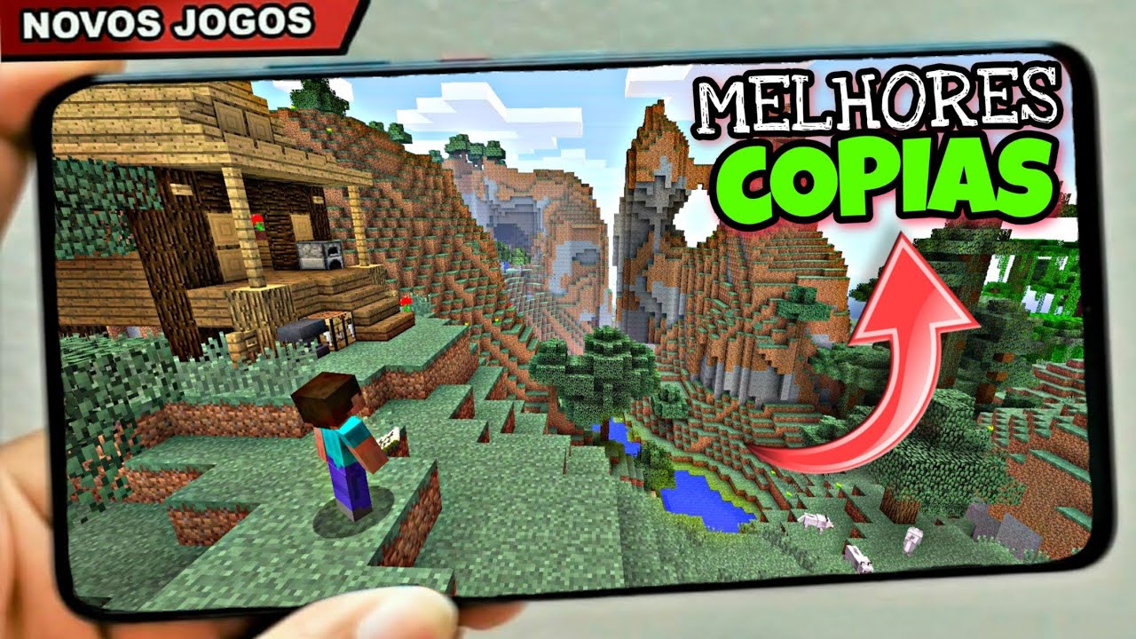 TOP 5 JOGOS GRÁTIS INSPIRADOS NO MINECRAFT PARA CELULAR ANDROID