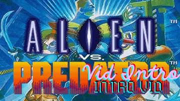 Classic Arcade Alien Vs Predator Arcade Game Intro