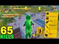 65 Kills! 😍REAL BEST LOOT of PRO CONQUEROR PLAYERS🔥w/ DOUBLE SNIPER 🤯Pubg mobile-Bgmi