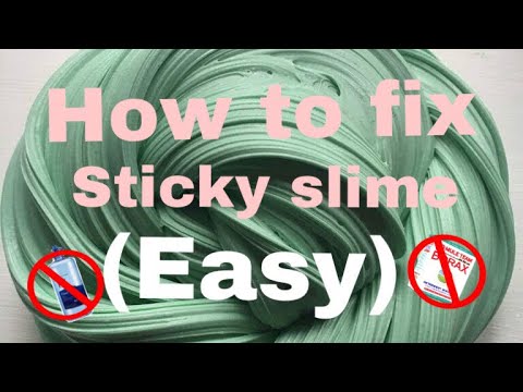 How To Fix Sticky Slime Without Activator Easy