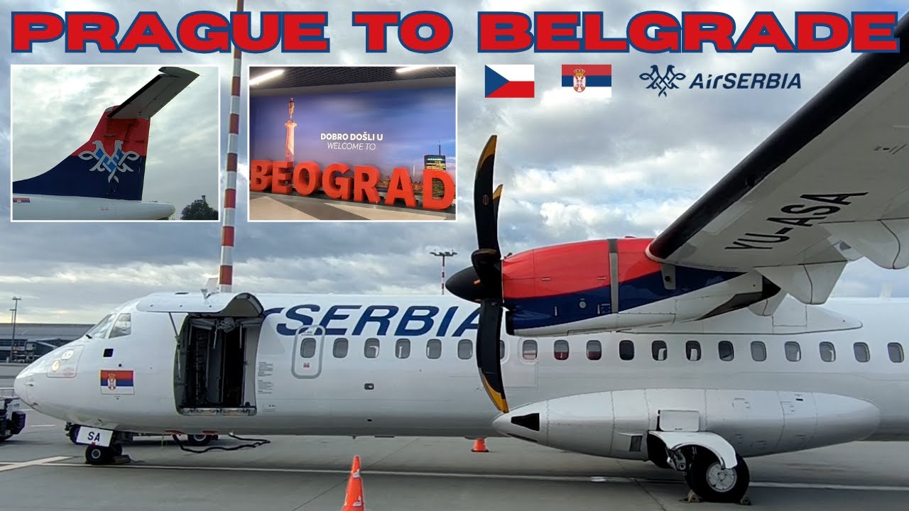 PRAGUE 🇨🇿 to BELGRADE 🇷🇸 by Air Serbia