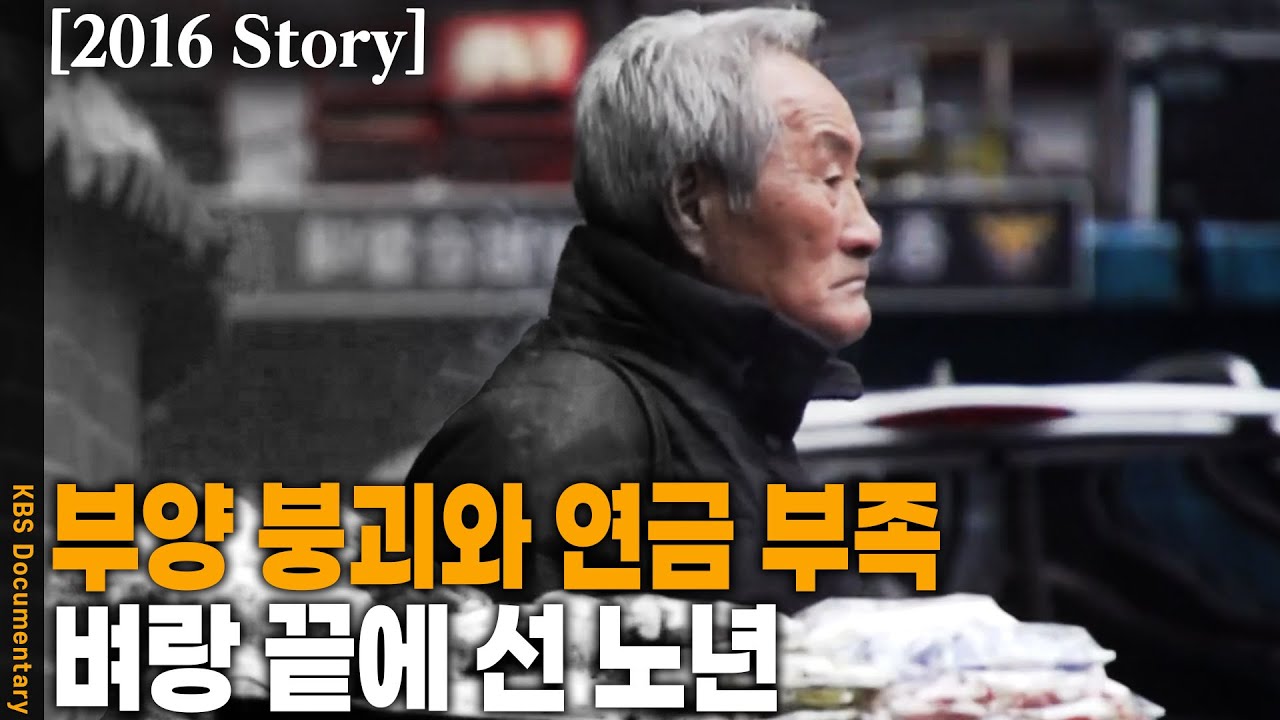 [2016 Story] 내 노후가 이런 모습일 줄은 몰랐다.. 중산층 중년도 빈곤 노년을 맞을 수 있다 | KBS 20161115 방송