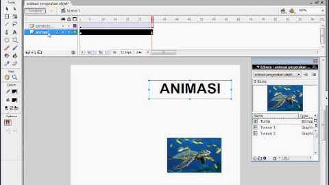 Animasi pergerakan teks