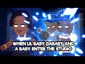 When Lil Baby Dababy and a baby enter the studio | Dababy Lil Baby Freestyle
