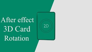 After Effects Tutorial: 3D Card Twist | Twisted Card Or Page Without Using 3D Software-No Plugins |