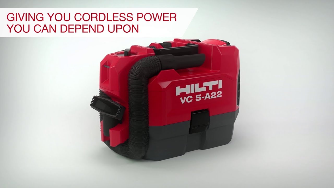 INTRODUCING Hilti VC 5 Cordless Vacuum 