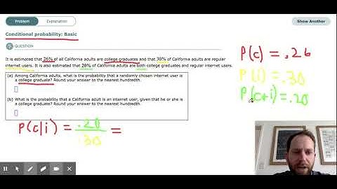 ALEKS: Conditional Probability - basic