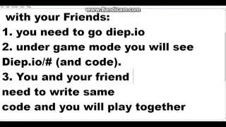 How to play Diep.io (TeamDM, Domination, Mothership) With your Friends
