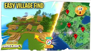 Minecraft village map with coordinates ! Village find karne ka sabse aasan tarika 🤔