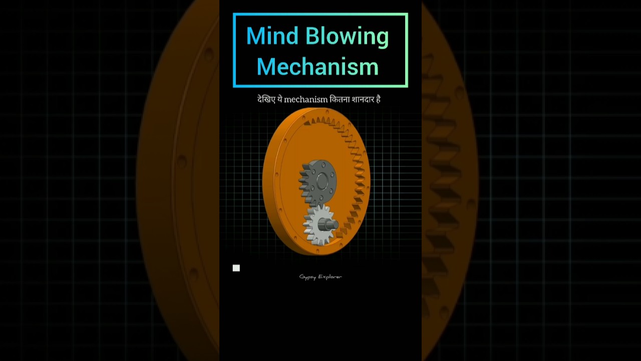 Mind Blowing Mechanism 🔃-🔄 • Clockwise to Anticlockwise • #mechanism #gears #physics