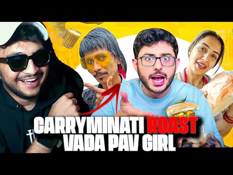 CARRYMINATI - VADA PAV AUR CHAI 😍 REACTION VIDEO - JUNIOR UNFILTERED