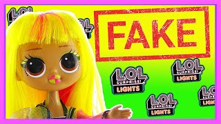 FAKE L.O.L. Surprise! O.M.G. Lights Angles Fashion Doll with 15 Surprises | Unboxing & Review