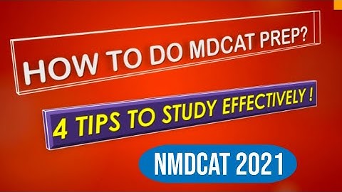 Tips for MDCAT Prep |How to do Prep |NMDCAT 2021