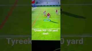 Tyreek Hill 100 Yard Dash Madden 20 Tyreek Hill 100 Yard Dash Madden 20