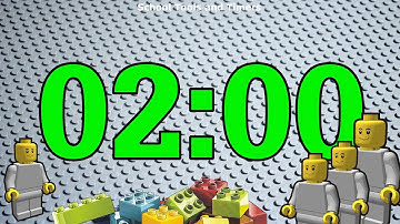 2 Minute LEGO Countdown Timer - LEGO Man 🟨🟥