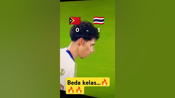 Timor leste 0 - 1 Thailand