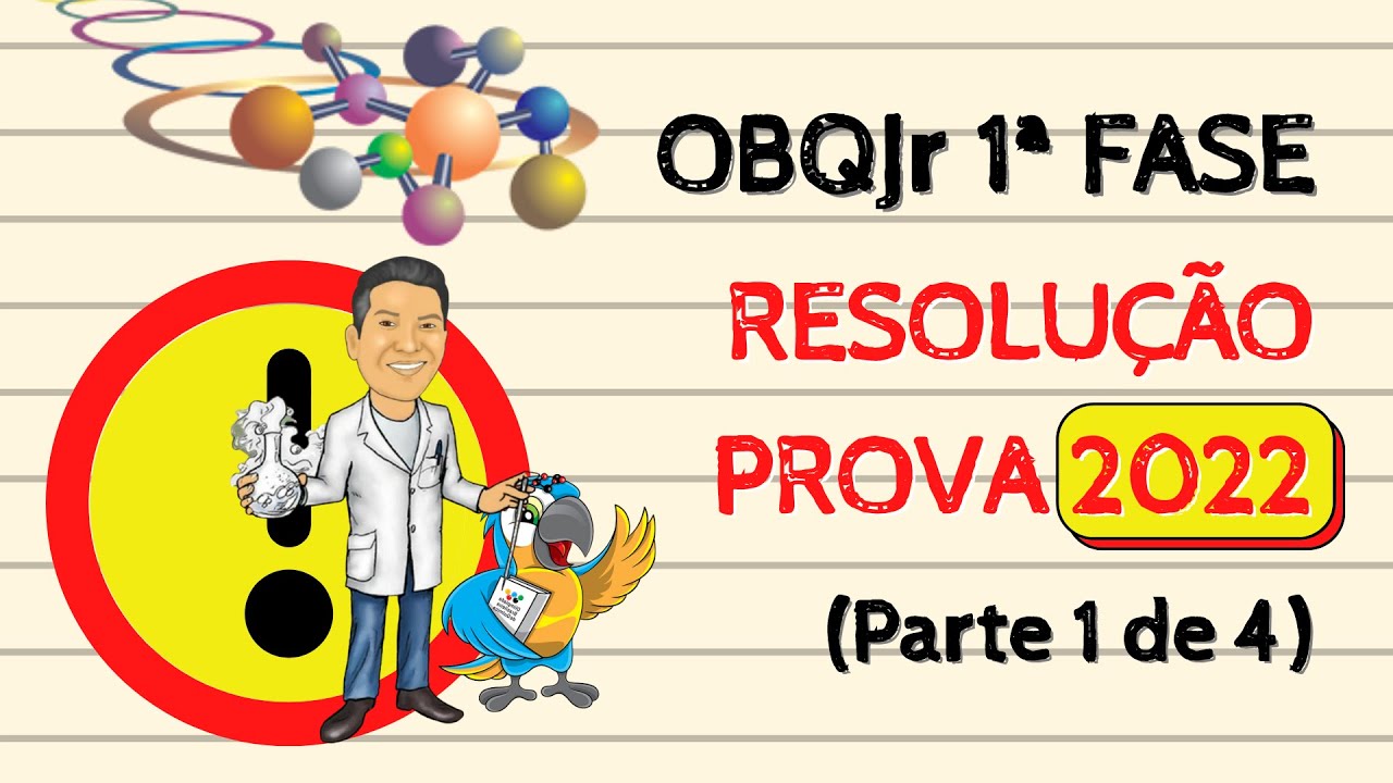 OBQJR 2022: RESOLUÇÃO DA PROVA DA PRIMEIRA FASE - 01/04 - YouTube