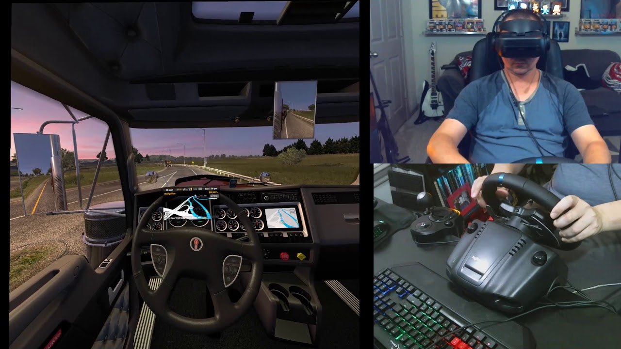 american-truck-simulator-vr-windows-mixed-reality-delivery-to-the-dalles-youtube