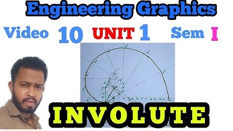 involute|engineering graphics |Anna university