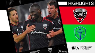 Video highlights for DC United 2-1 Seattle Sounders