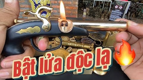 Bật lửa độc lạ _ Bật lửa xăng đá _ Bật lửa cổ. Trưa 24/11 #đồcổcầnthơ #độclạcầnthơ #batluadoc