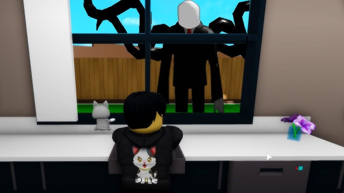 Slender Man finally left me alone in Roblox BrookHaven 🏡RP.. 