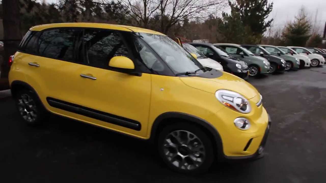 2014 Fiat 500L Trekking Yellow EZ013846 Redmond Seattle YouTube