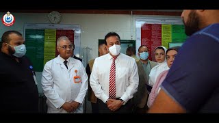 وزير الصحة والسكان يتفقد 7 مستشفيات بمحافظتي القاهرة والجيزة، لمتابعة سير العمل والخدمات المقدمة