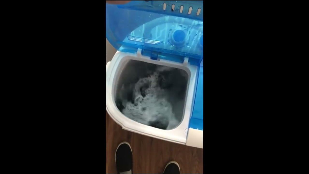 Review Auertech Portable Washing Machine, 14lbs Mini Twin Tub Washer