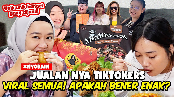 NYOBAIN MAKANAN JUALAN TIKTOKERS!! VIDEO INI SANGATLAH RUSUH GUYS 😭😭😭