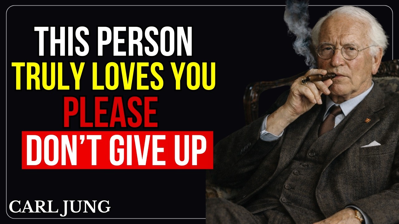 This Person Truly Loves You. Please Don't Give Up || Carl Jung.