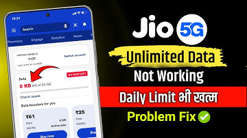 Jio 5G Unlimited Data Not Working | Jio 5G Not Working Problem | Jio 5G Problem