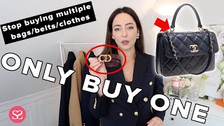 WHY YOU ONLY NEED ONE DESIGNER BAG, BELT, SHOES..... (Create a luxury capsule collection) & MAILTIME