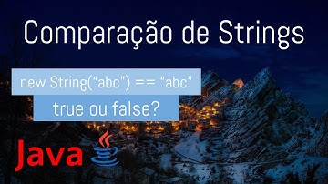 Java - Comparação de Strings