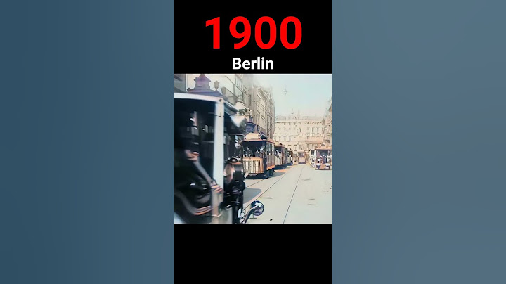 Berlin, 1900: The Streets of Berlin in 1900 -  Colorized, Enhanced, 60 fps