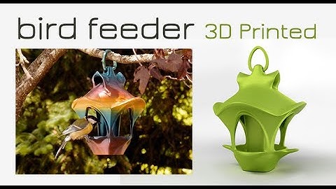 Bird feeder - 3D printed