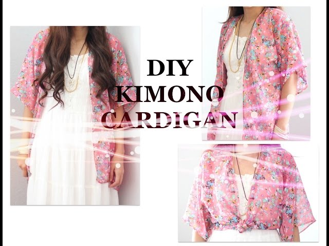 DIY Kimono Cardigan With Free Pattern - Easy Sewing Tutorial for a Kimono  Cardigan - Sewing Project 