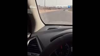 شاب يوثّق لحظة تعرّضه لحادث سير أثناء قيادته بسرعة تجاوزت 180 كم على طريق سرمدا في ريف إدلب