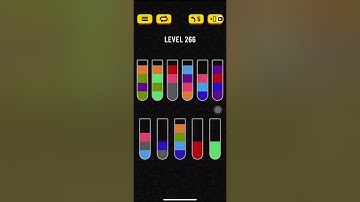 Water sort puzzle level 266