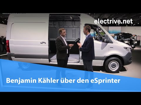 Benjamin Kähler von Daimler über den Mercedes eSprinter