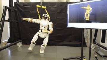Edinburgh NASA Valkyrie standing on one foot
