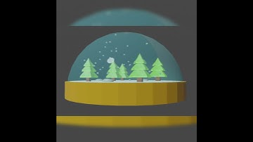 I Made a Snow Globe in Blender