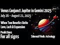 Venus Transit In Gemini 2025 Venus Jupiter Conjunction July 26 Vedic Astrology Predictions Venus Transit In Gemini 2025 Venus Jupiter Conjunction July 26 Vedic Astrology Predictions