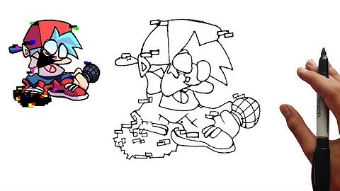 How To Draw Boyfriend Pibby Corrupted Friday Night Funkin