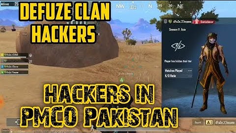 HACKERS IN PMCO PAKISTAN 2020 | DEFUZE CLAN HACKERS |