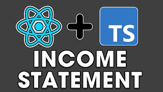 Famous React Typescript 2023 - 22. Income Statement Wealth