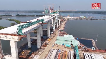 Cầu Phước An nối tỉnh Bà Rịa- Vũng Tàu và Đồng Nai dần thành hình