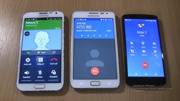 Incoming call & Outgoing call at the Same Time   Samsung Galaxy Note 1  Android 7+ Note 2 +Nexus 5