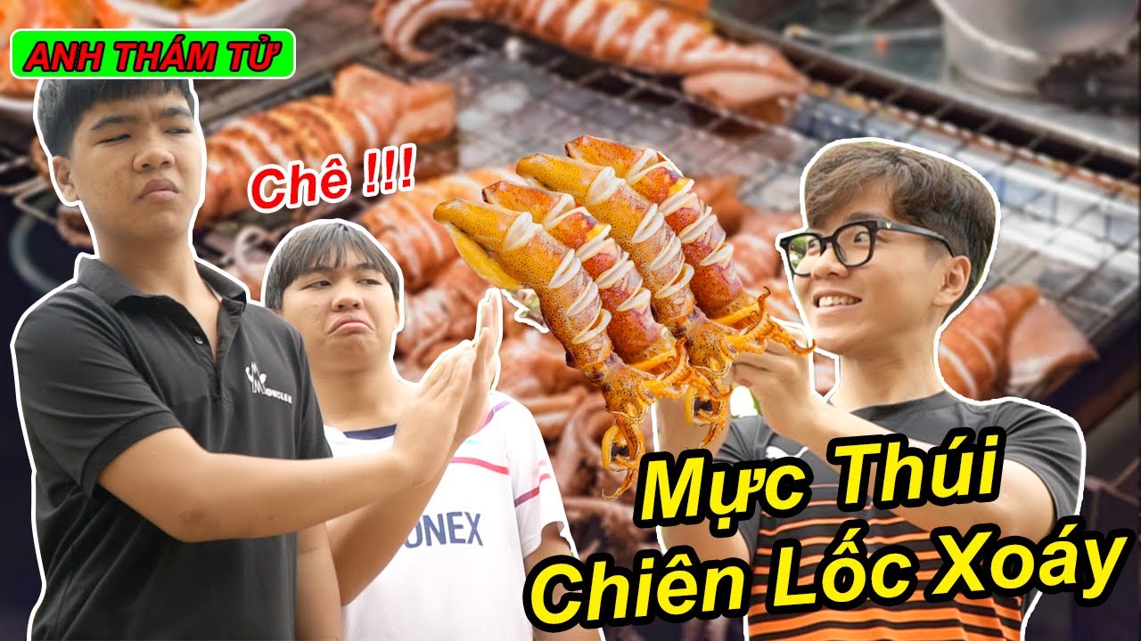 Tq97 Anh Thám Tử Trẻ Trâu Hết Hồn Với Món Mực Thúi Chiên Lốc Xoáy Ăn Vào ...